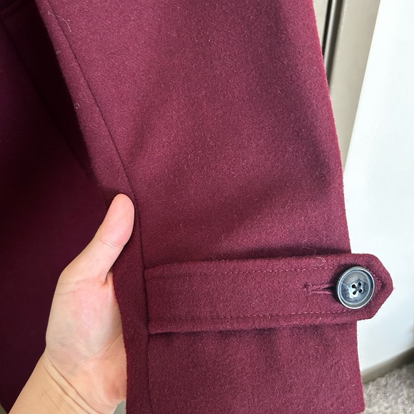 INC International Concepts Red Wool Coat - Picture 5 of 8